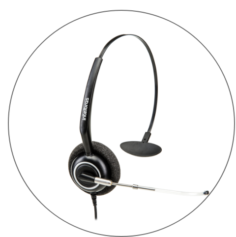 Imagem de um Headset Mono USB